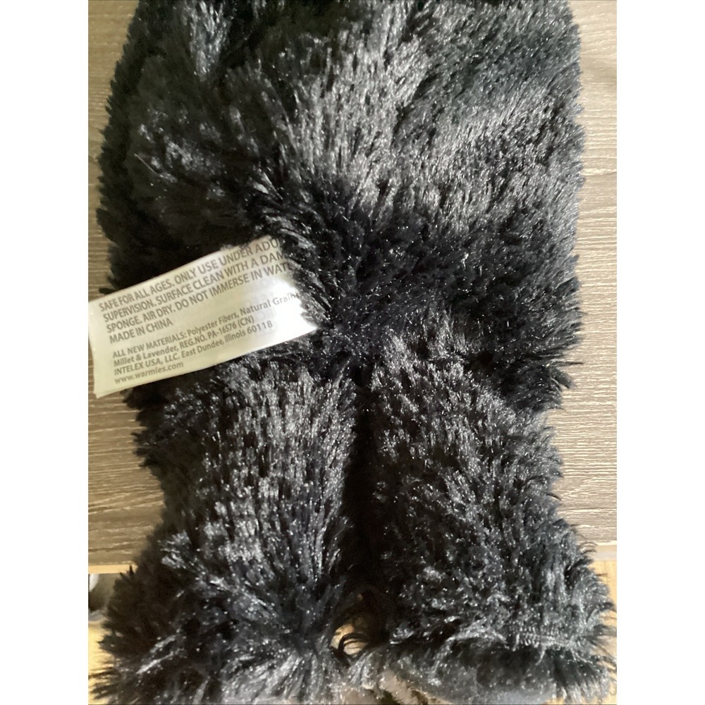 Warmies Plush Black Cat Microwave Heat Freeze Cozy Weighted Stuffed Animal - Picture 7 of 8